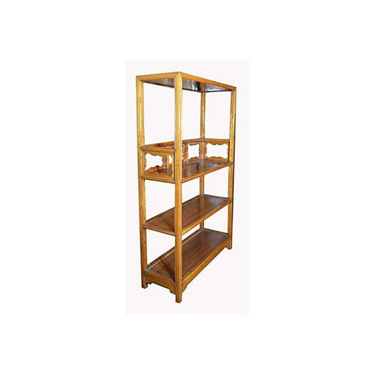 Vintage Chinese Bookcase with Medallions-2. Asian & Chinese Furniture, Art, Antiques, Vintage Home Décor for sale at FEA Home