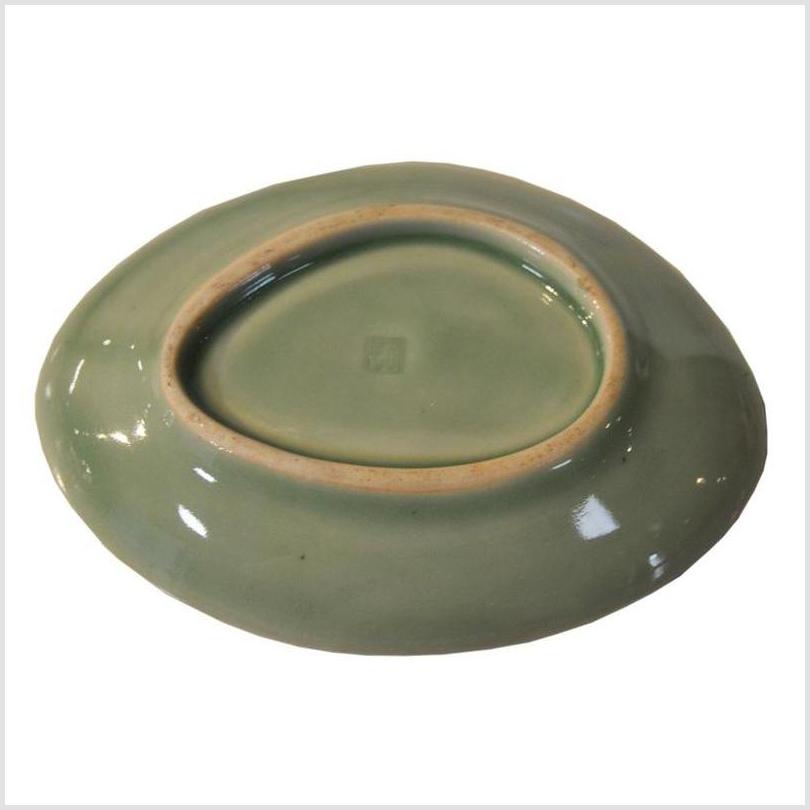 Vintage Chinese Green Celadon Plate / Bowl-4. Asian &amp; Chinese Furniture, Art, Antiques, Vintage Home Décor for sale at FEA Home