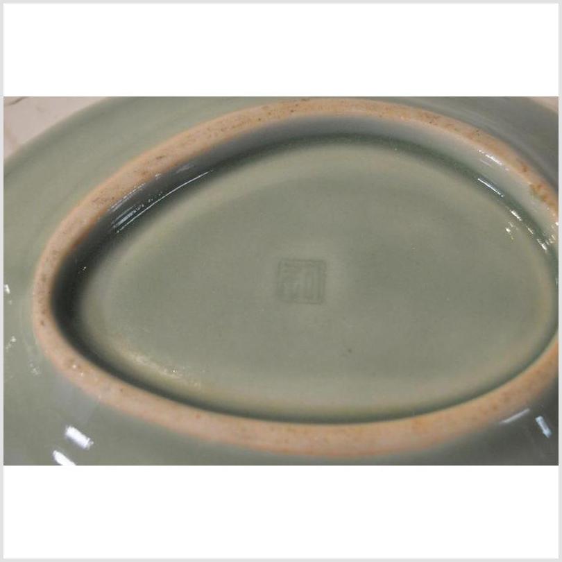 Vintage Chinese Green Celadon Plate / Bowl-5. Asian &amp; Chinese Furniture, Art, Antiques, Vintage Home Décor for sale at FEA Home