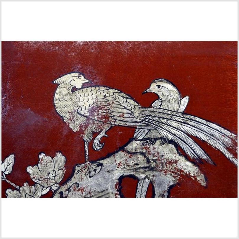 Vintage Chinese Hand Painted Lacquered Dowry Box-4. Asian &amp; Chinese Furniture, Art, Antiques, Vintage Home Décor for sale at FEA Home