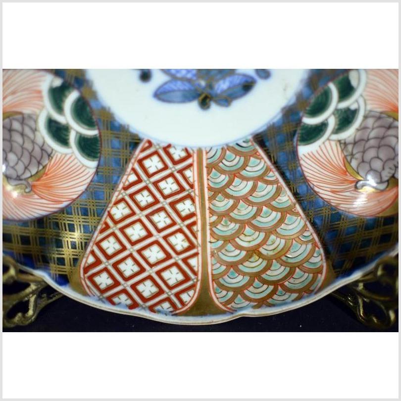 Vintage Chinese Hand Painted Porcelain Plate-YN4645 / 2-4. Asian & Chinese Furniture, Art, Antiques, Vintage Home Décor for sale at FEA Home