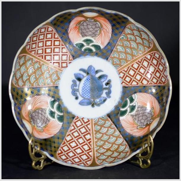 Vintage Chinese Hand Painted Porcelain Plate-1. Asian & Chinese Furniture, Art, Antiques, Vintage Home Décor for sale at FEA Home