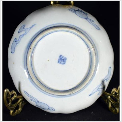 Vintage Chinese Hand Painted Porcelain Plate-YN4667 / 4-6. Asian & Chinese Furniture, Art, Antiques, Vintage Home Décor for sale at FEA Home
