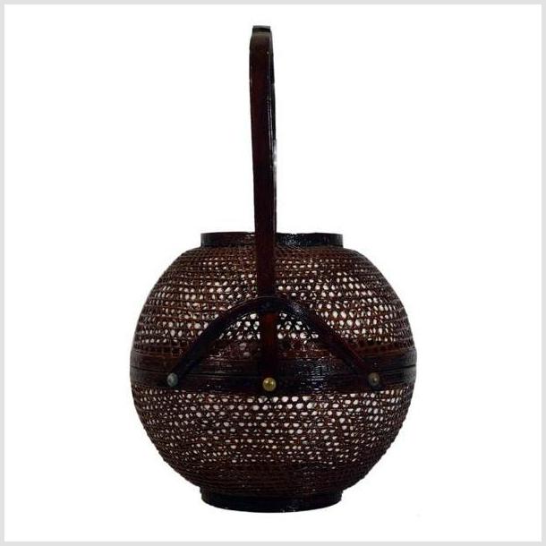 Vintage Chinese Lacquered Basket-2. Asian & Chinese Furniture, Art, Antiques, Vintage Home Décor for sale at FEA Home