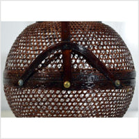 Vintage Chinese Lacquered Basket