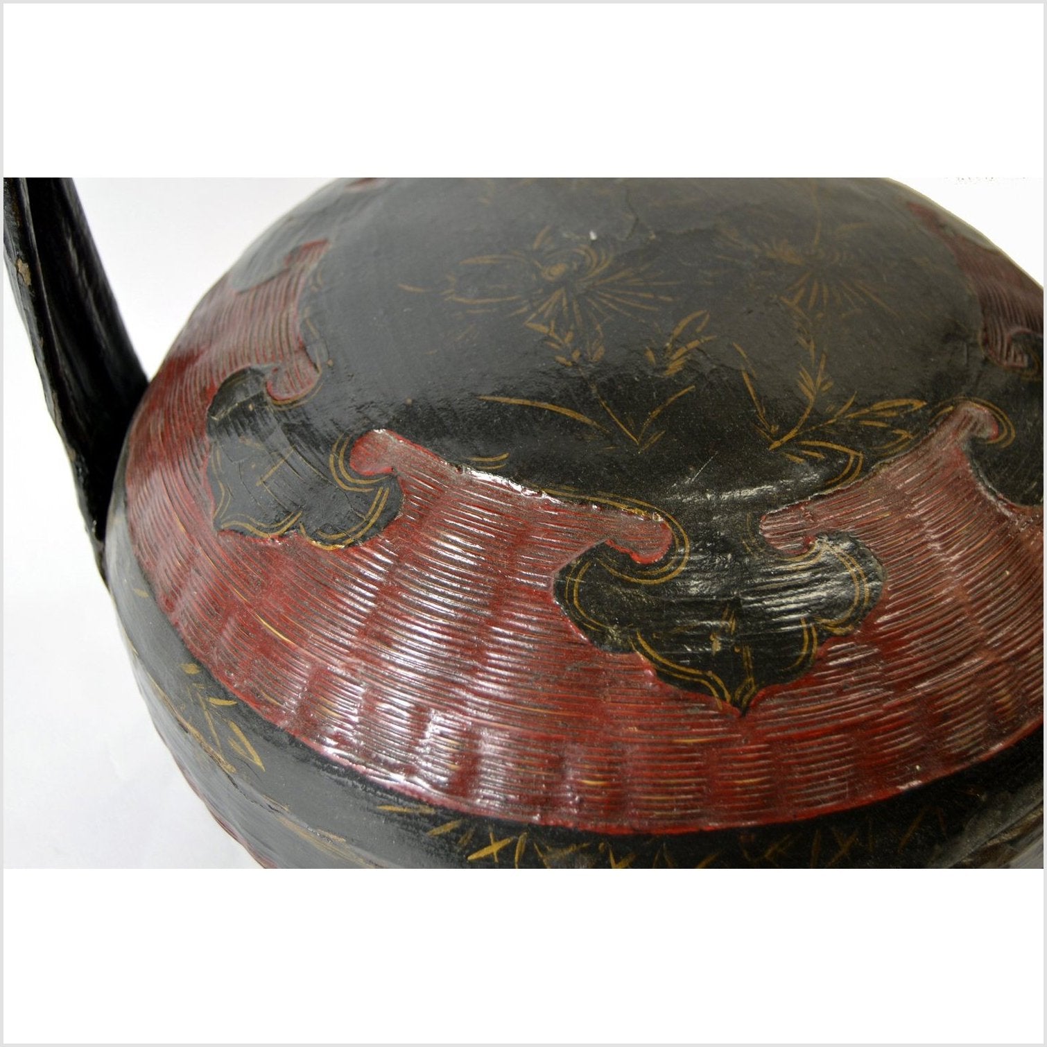 Vintage Chinese Ornate Dowry Basket-3. Asian &amp; Chinese Furniture, Art, Antiques, Vintage Home Décor for sale at FEA Home