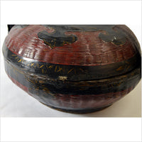 Vintage Chinese Ornate Dowry Basket 