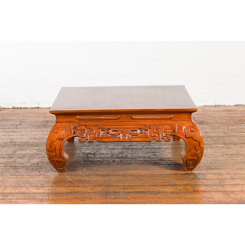 This-is-a-picture-of-a-Vintage Chinese Style Low Kang Coffee Table with Carved Scrolls and Chow Legs-image-position-17-style-YN1430-Shop-for-Vintage-and-Antique-Asian-and-Chinese-Furniture-for-sale-at-FEA Home-NYC