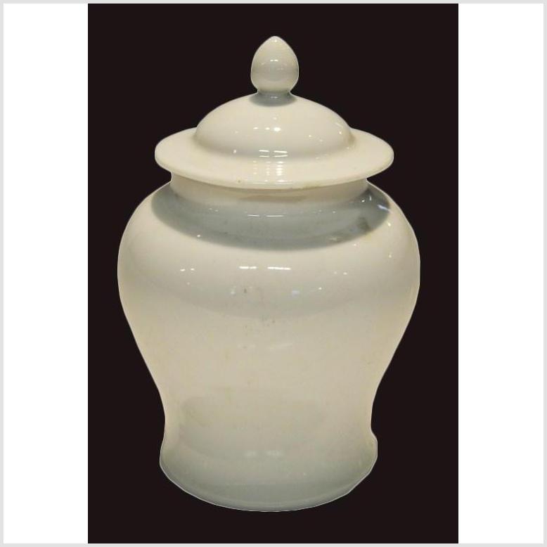 Vintage Chinese White Porcelain Urn- Asian Antiques, Vintage Home Decor & Chinese Furniture - FEA Home