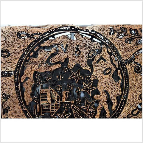 Vintage Copper Batek Ink Block / Stamp-2. Asian & Chinese Furniture, Art, Antiques, Vintage Home Décor for sale at FEA Home