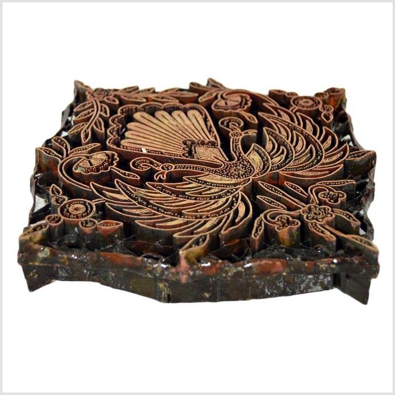 Vintage Copper Batek Ink Block / Stamp-3. Asian &amp; Chinese Furniture, Art, Antiques, Vintage Home Décor for sale at FEA Home