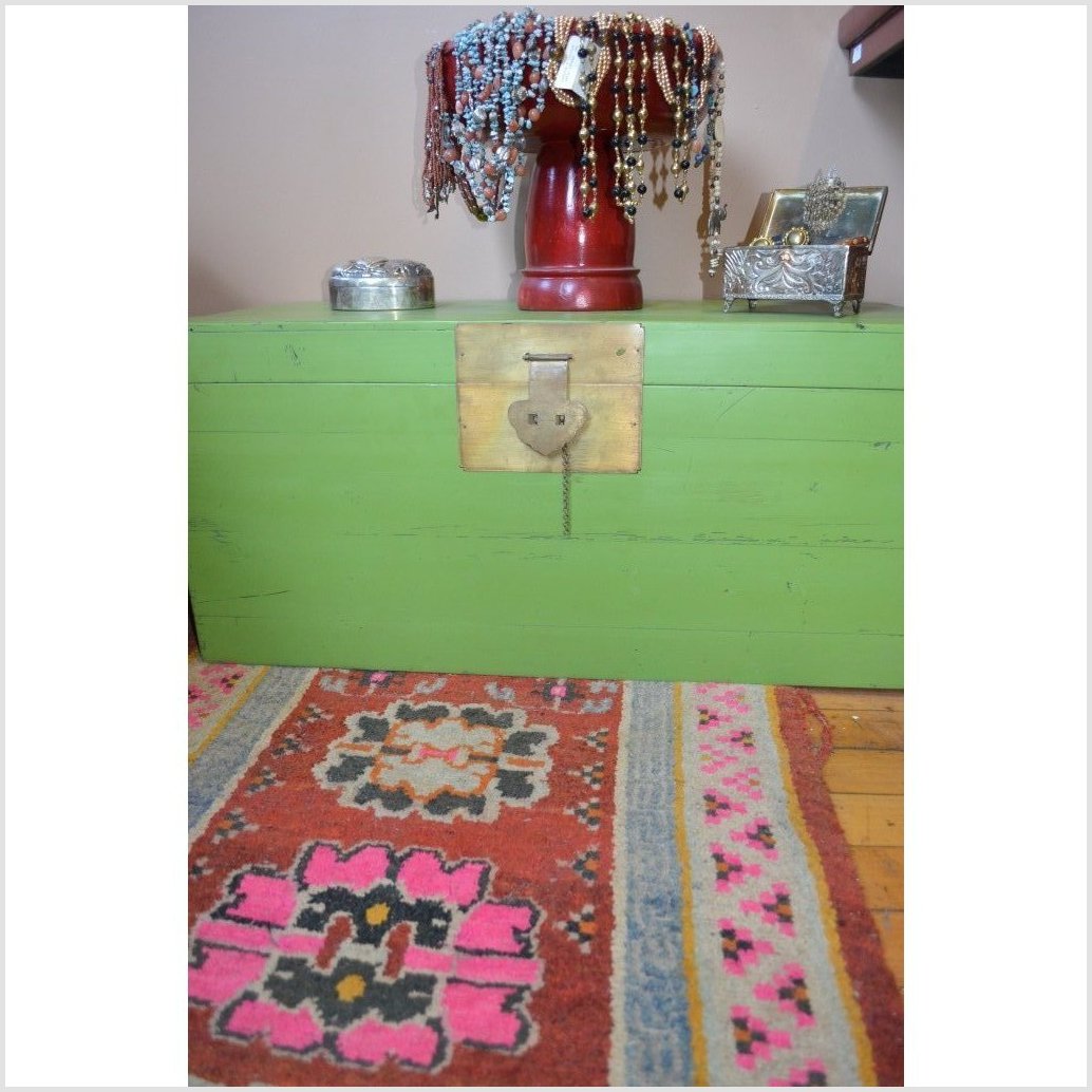 Vintage Green Chinese Chest-2. Asian & Chinese Furniture, Art, Antiques, Vintage Home Décor for sale at FEA Home