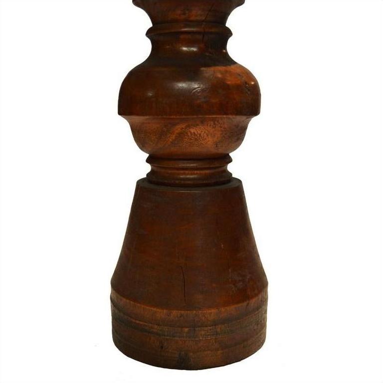 Vintage Hand Carved Candle Holder Dutch Influence-7. Asian &amp; Chinese Furniture, Art, Antiques, Vintage Home Décor for sale at FEA Home