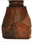 Vintage Hand Carved Candle Holder Dutch Influence-4. Asian & Chinese Furniture, Art, Antiques, Vintage Home Décor for sale at FEA Home