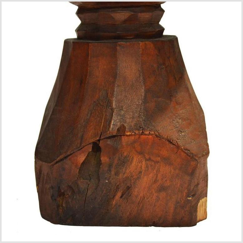 Vintage Hand Carved Candle Holder Dutch Influence 
