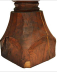 Vintage Hand Carved Candle Holder Dutch Influence-6. Asian & Chinese Furniture, Art, Antiques, Vintage Home Décor for sale at FEA Home