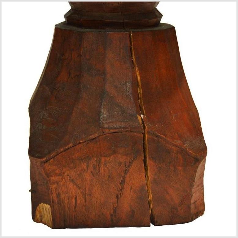 Vintage Hand Carved Candle Holder Dutch Influence-7. Asian &amp; Chinese Furniture, Art, Antiques, Vintage Home Décor for sale at FEA Home