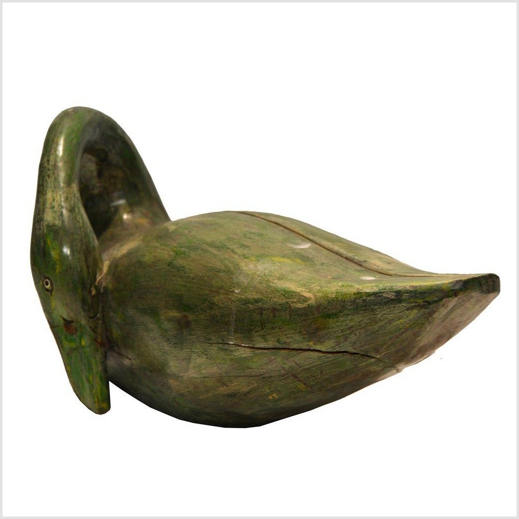 Vintage Hand Carved Wooden Swan-4. Asian &amp; Chinese Furniture, Art, Antiques, Vintage Home Décor for sale at FEA Home