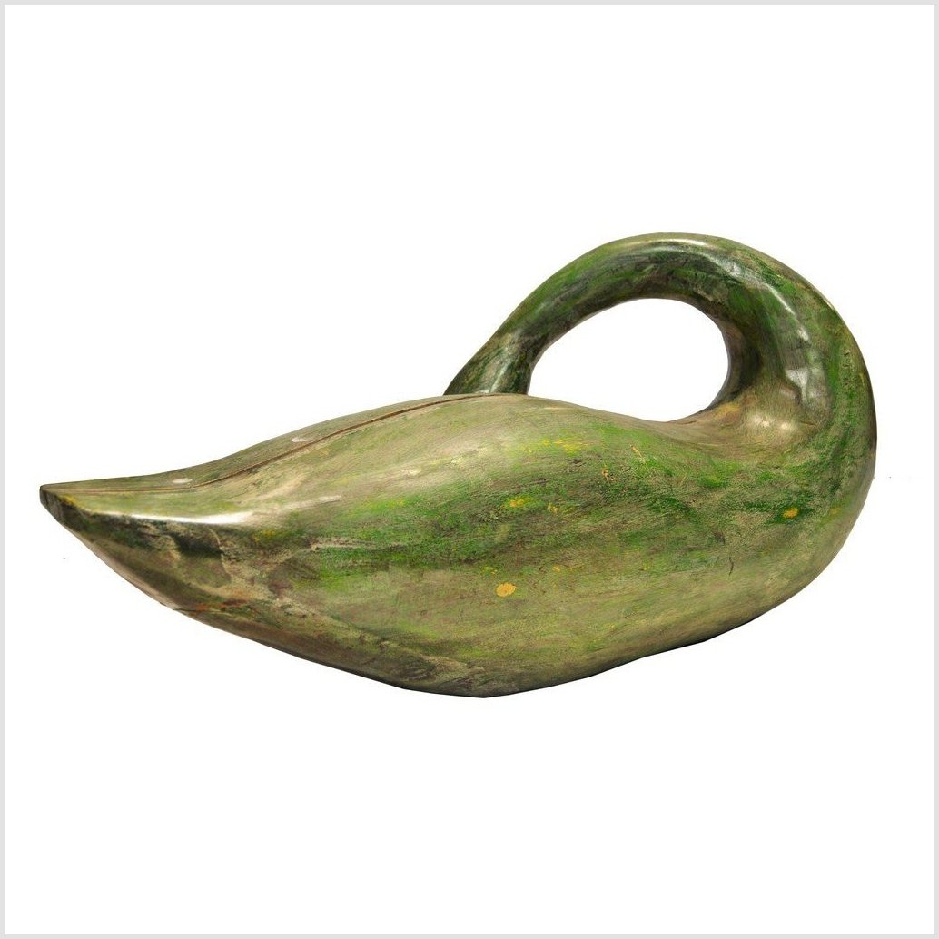 Vintage Hand Carved Wooden Swan-5. Asian &amp; Chinese Furniture, Art, Antiques, Vintage Home Décor for sale at FEA Home