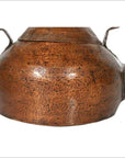 Vintage Hand-Hammered Copper Teapot with Patina from 20th Century, India-3. Asian & Chinese Furniture, Art, Antiques, Vintage Home Décor for sale at FEA Home