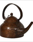 Vintage Hand-Hammered Copper Teapot with Patina from 20th Century, India-5. Asian & Chinese Furniture, Art, Antiques, Vintage Home Décor for sale at FEA Home