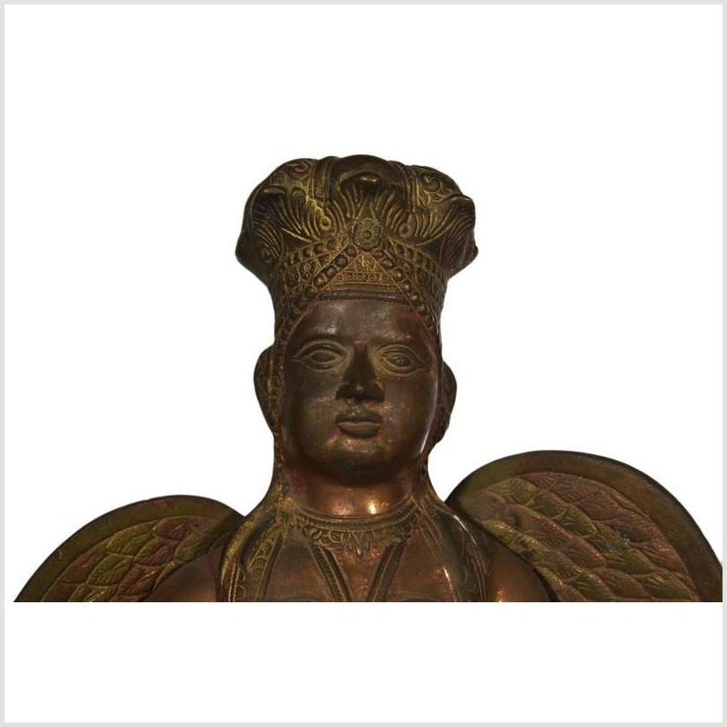 Vintage India Hand Made Copper Angel Statue-2. Asian & Chinese Furniture, Art, Antiques, Vintage Home Décor for sale at FEA Home