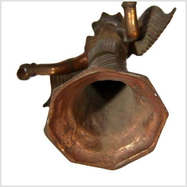 Vintage India Hand Made Copper Angel Statue-7. Asian &amp; Chinese Furniture, Art, Antiques, Vintage Home Décor for sale at FEA Home