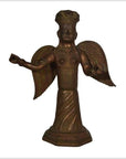 Vintage India Hand Made Copper Angel Statue-1. Asian & Chinese Furniture, Art, Antiques, Vintage Home Décor for sale at FEA Home