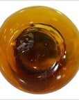 Vintage Indian Amber Glass Trinket Bowl-4. Asian & Chinese Furniture, Art, Antiques, Vintage Home Décor for sale at FEA Home