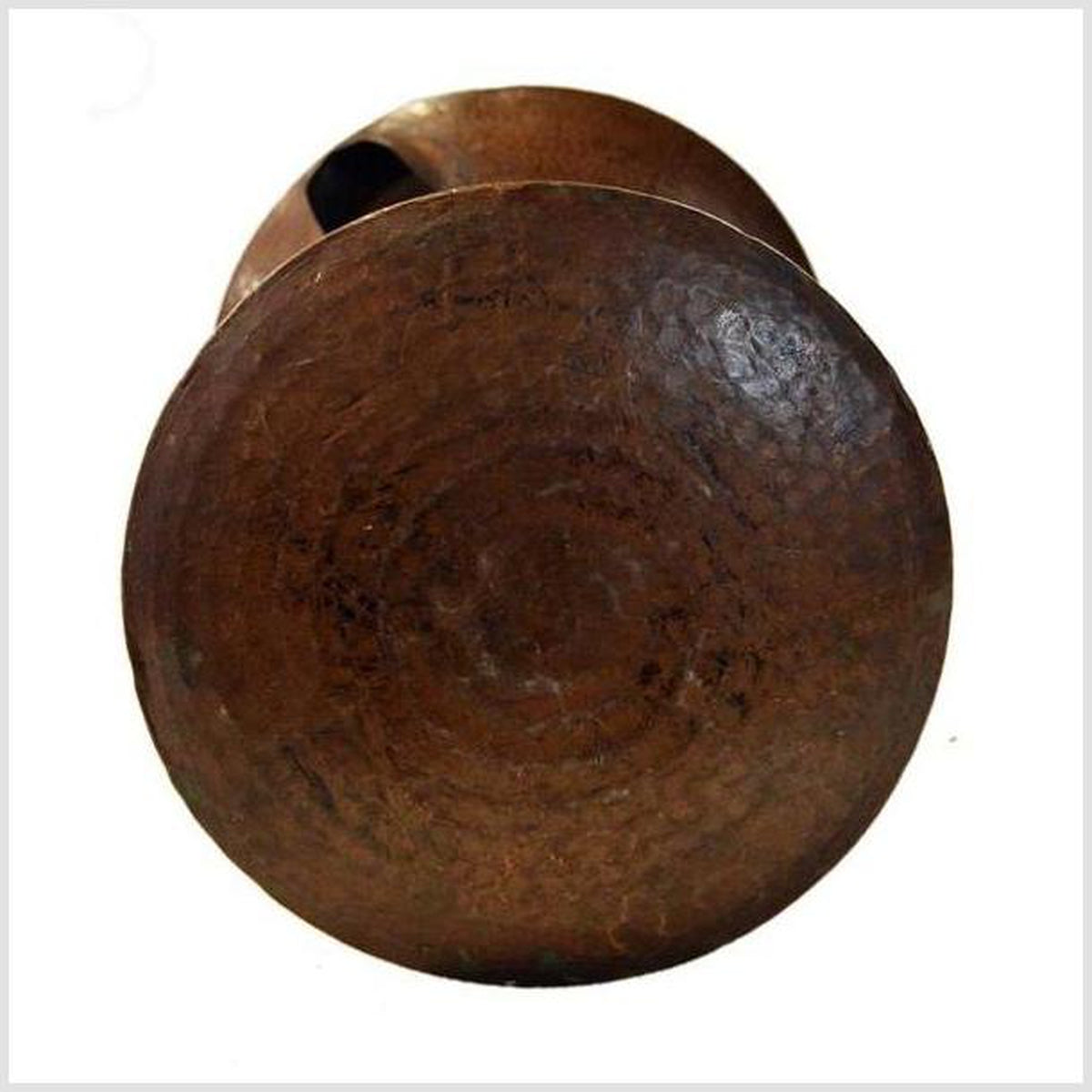 Vintage Indian Hand-Hammered Copper Grain Basket from the 1950s-1. Asian & Chinese Furniture, Art, Antiques, Vintage Home Décor for sale at FEA Home