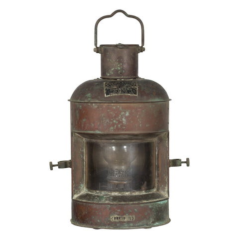 This-is-a-picture-of-a-Vintage Japanese Ship's Navigation Stern Light by Nippon Sento Co, Ltd-with-image-position-1-style-YNE631-Shop-for-Vintage-and-Antique-Asian-and-Chinese-Furniture-for-sale-at-FEA Home-NYC