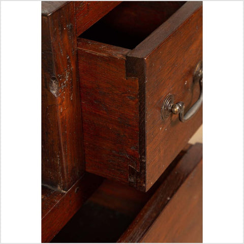 Vintage Javanese Staircase Tansu Cabinet in Japanese Style with Four Drawers-YN6201-7. Asian & Chinese Furniture, Art, Antiques, Vintage Home Décor for sale at FEA Home