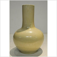 Vintage Off-White Crackle Vase
