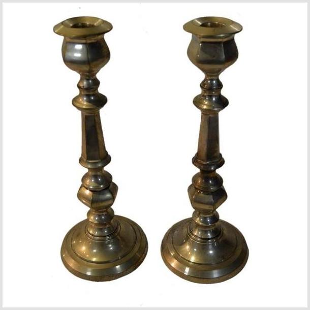 Vintage Silver Plated Indian Candle Holders-2. Asian & Chinese Furniture, Art, Antiques, Vintage Home Décor for sale at FEA Home