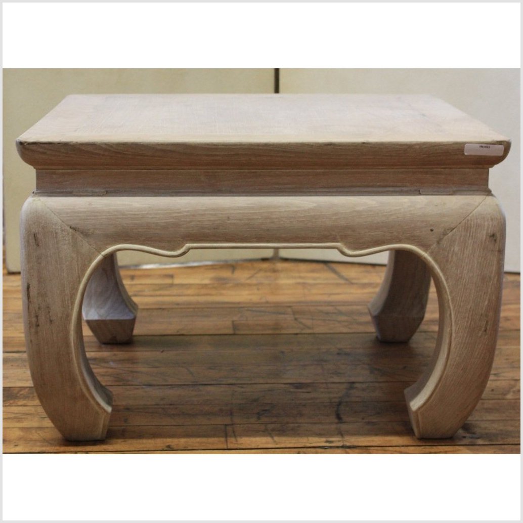 Vintage Teakwood Prayer Table - White-1. Asian & Chinese Furniture, Art, Antiques, Vintage Home Décor for sale at FEA Home