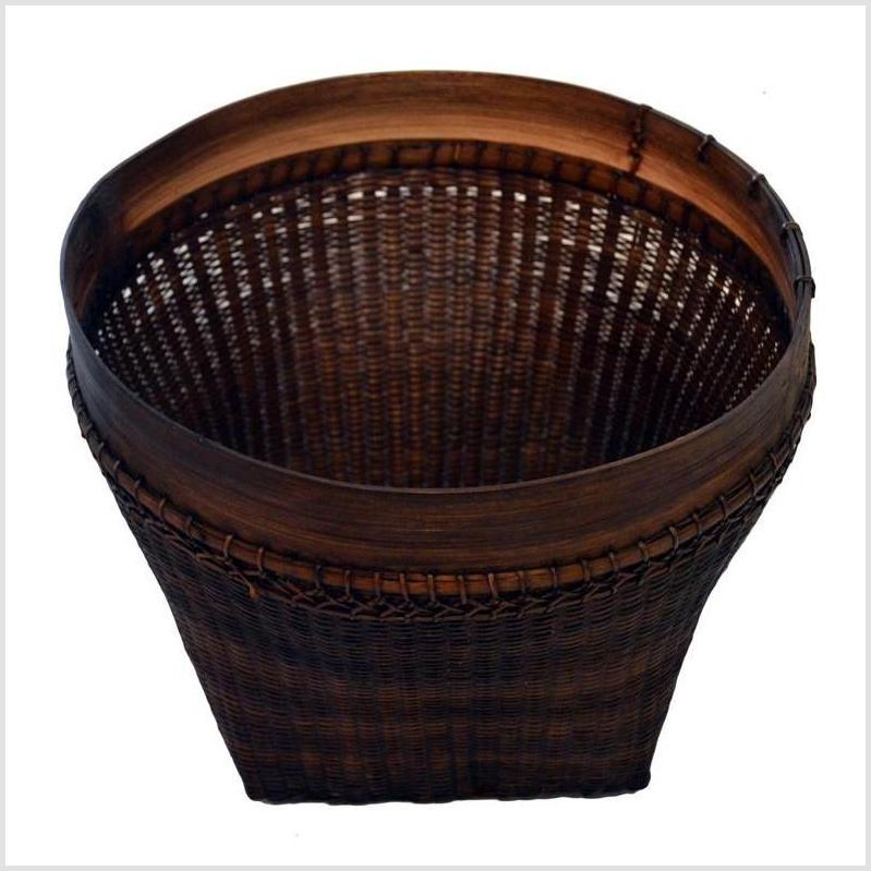 Vintage Thai Grain Basket-2. Asian & Chinese Furniture, Art, Antiques, Vintage Home Décor for sale at FEA Home