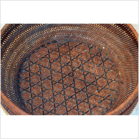 Vintage Thai Offering Basket- Asian Antiques, Vintage Home Decor & Chinese Furniture - FEA Home