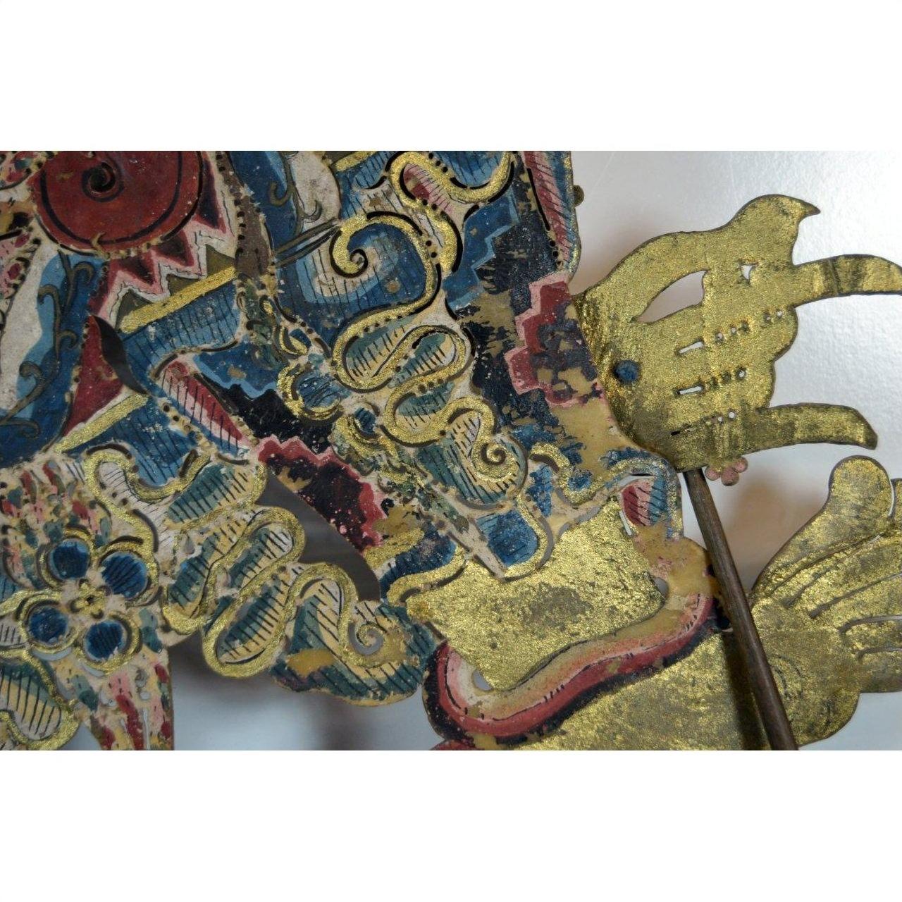 Wayang Kulit Balinese Cowhide Shadow Puppet-11. Asian &amp; Chinese Furniture, Art, Antiques, Vintage Home Décor for sale at FEA Home