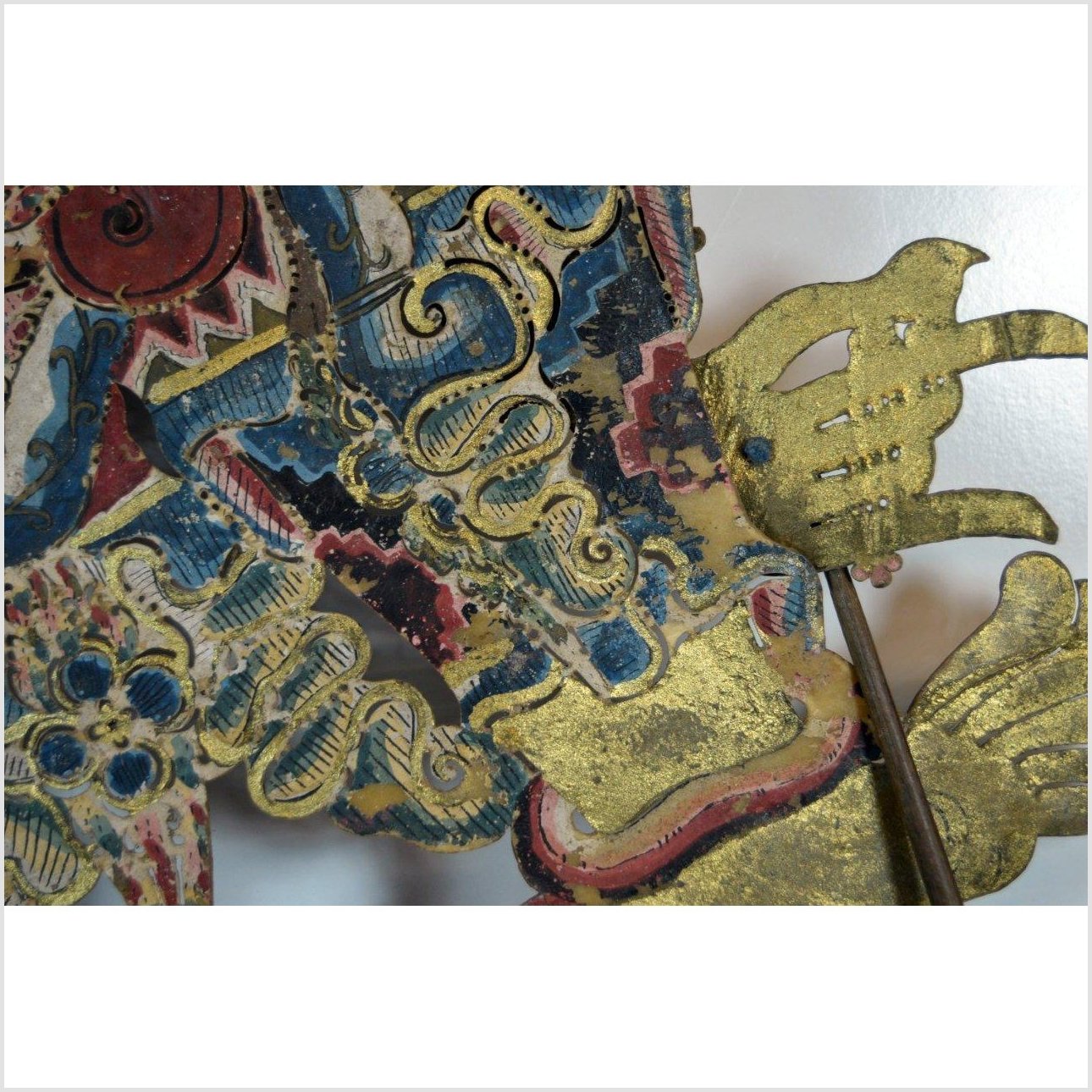 Wayang Kulit Balinese Cowhide Shadow Puppet-11. Asian &amp; Chinese Furniture, Art, Antiques, Vintage Home Décor for sale at FEA Home