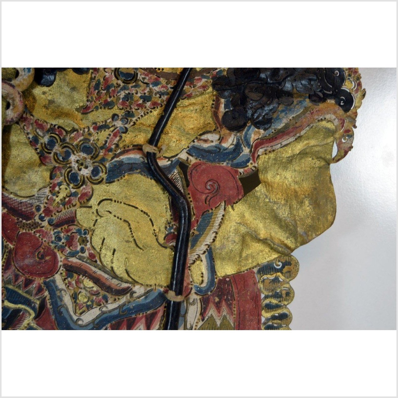 Wayang Kulit Balinese Cowhide Shadow Puppet-3. Asian &amp; Chinese Furniture, Art, Antiques, Vintage Home Décor for sale at FEA Home