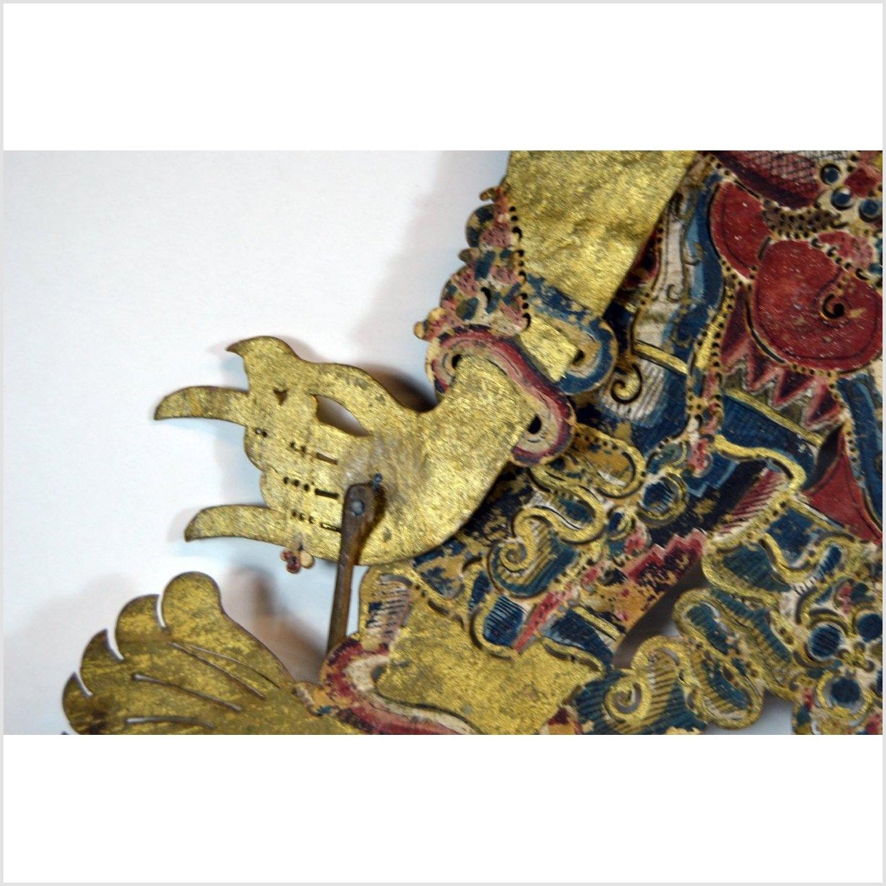 Wayang Kulit Balinese Cowhide Shadow Puppet-4. Asian &amp; Chinese Furniture, Art, Antiques, Vintage Home Décor for sale at FEA Home