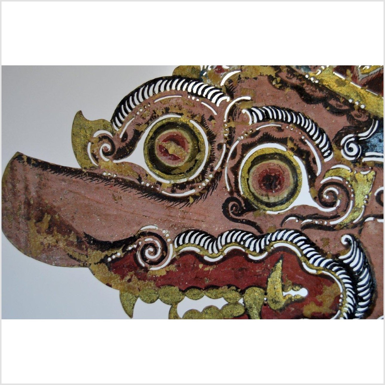 Wayang Kulit Balinese Cowhide Shadow Puppet-6. Asian &amp; Chinese Furniture, Art, Antiques, Vintage Home Décor for sale at FEA Home