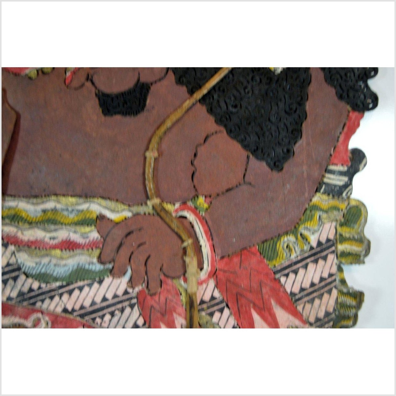 Wayang Kulit Balinese Cowhide Shadow Puppet-8. Asian &amp; Chinese Furniture, Art, Antiques, Vintage Home Décor for sale at FEA Home
