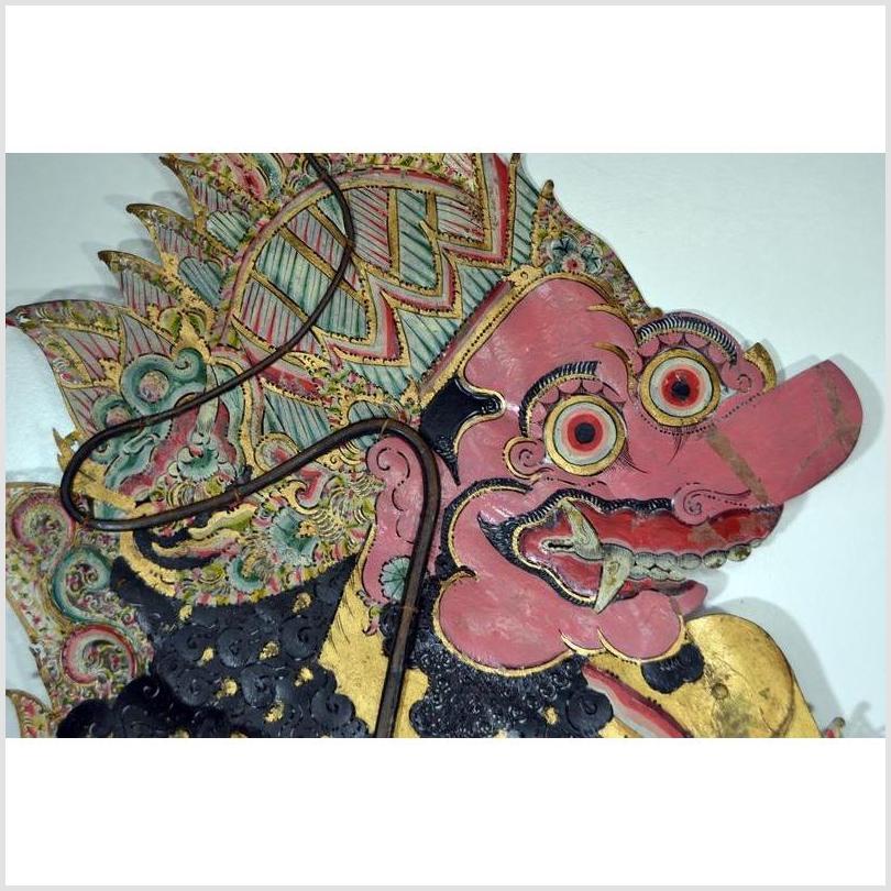 Wayang Kulit Balinese Cowhide Shadow Puppet-2. Asian & Chinese Furniture, Art, Antiques, Vintage Home Décor for sale at FEA Home