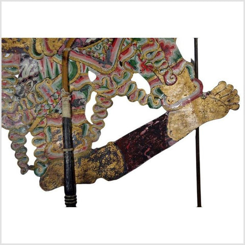 Wayang Kulit Balinese Cowhide Shadow Puppet-YN4853-2. Asian & Chinese Furniture, Art, Antiques, Vintage Home Décor for sale at FEA Home