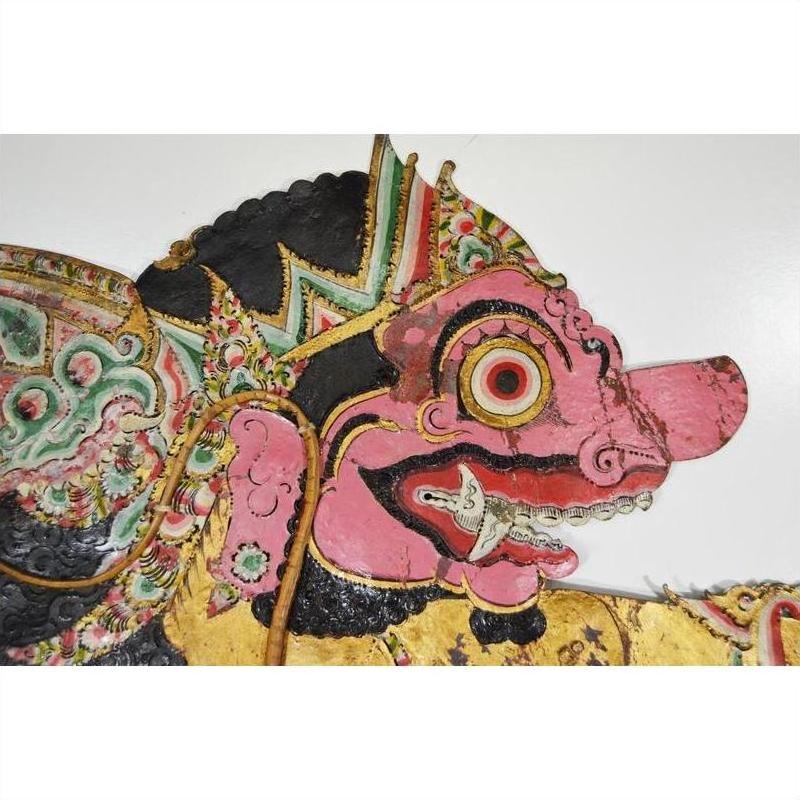 Wayang Kulit Balinese Cowhide Shadow Puppet-6. Asian &amp; Chinese Furniture, Art, Antiques, Vintage Home Décor for sale at FEA Home