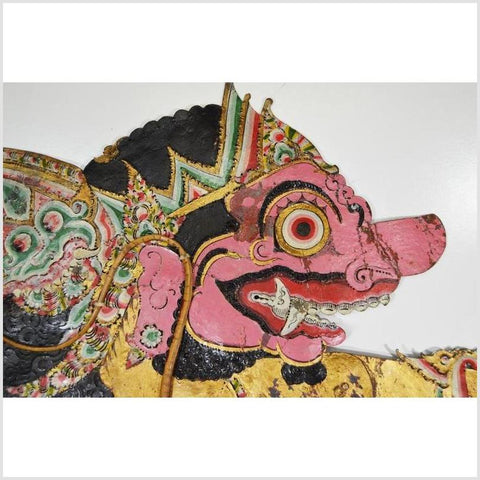 Wayang Kulit Balinese Cowhide Shadow Puppet-YN4853-6. Asian & Chinese Furniture, Art, Antiques, Vintage Home Décor for sale at FEA Home