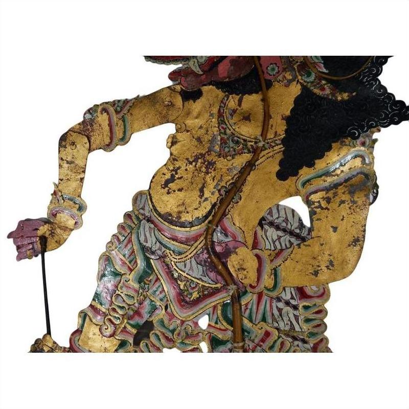 Wayang Kulit Balinese Cowhide Shadow Puppet-8. Asian &amp; Chinese Furniture, Art, Antiques, Vintage Home Décor for sale at FEA Home