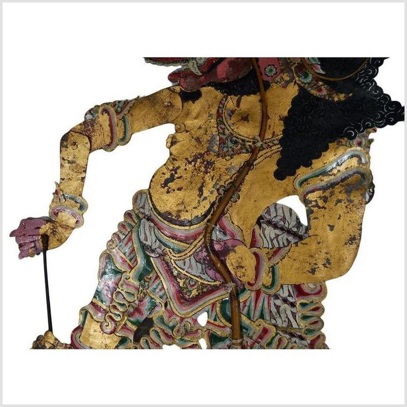 Wayang Kulit Balinese Cowhide Shadow Puppet-YN4853-8. Asian & Chinese Furniture, Art, Antiques, Vintage Home Décor for sale at FEA Home