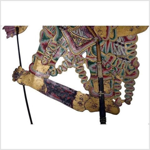 Wayang Kulit Balinese Cowhide Shadow Puppet-YN4853-9. Asian & Chinese Furniture, Art, Antiques, Vintage Home Décor for sale at FEA Home